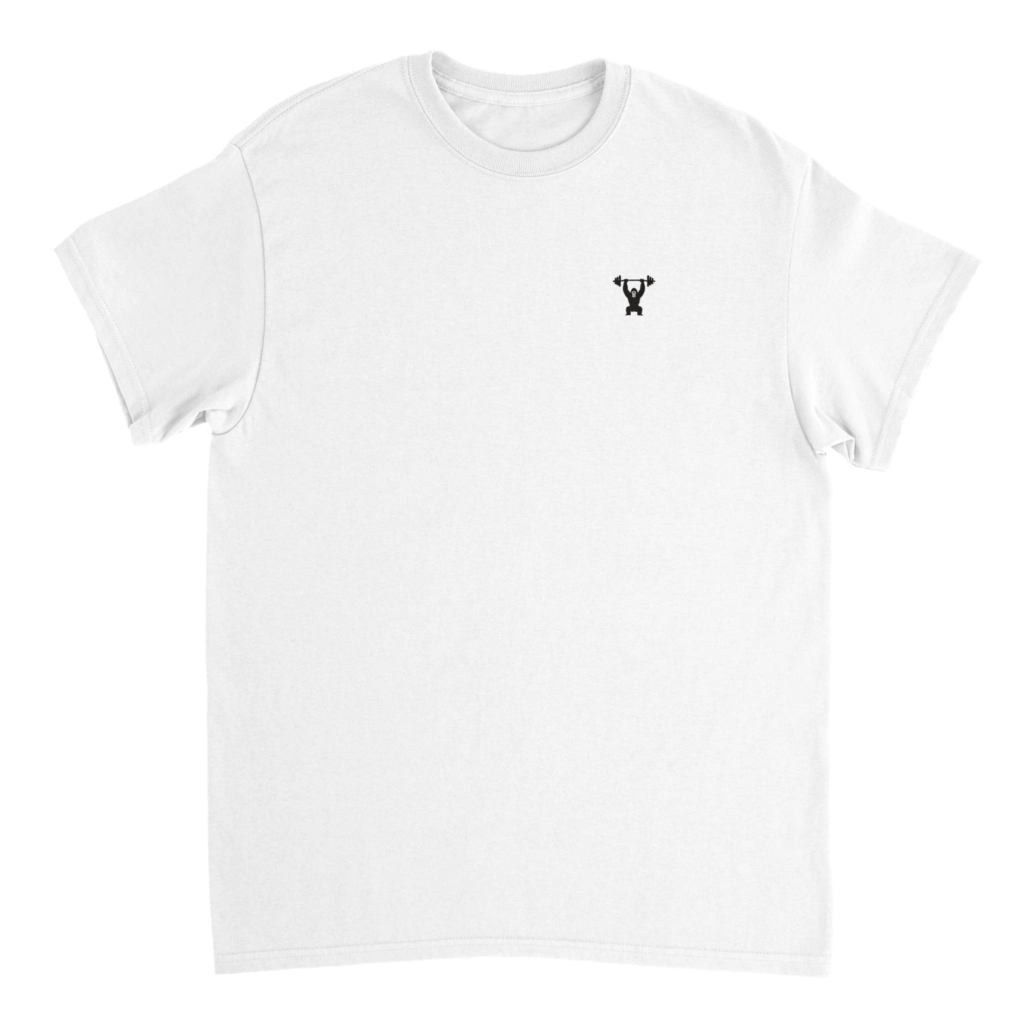 Gorilla Embroidery T-Shirt - Heavyweight Unisex Patchicon Essential