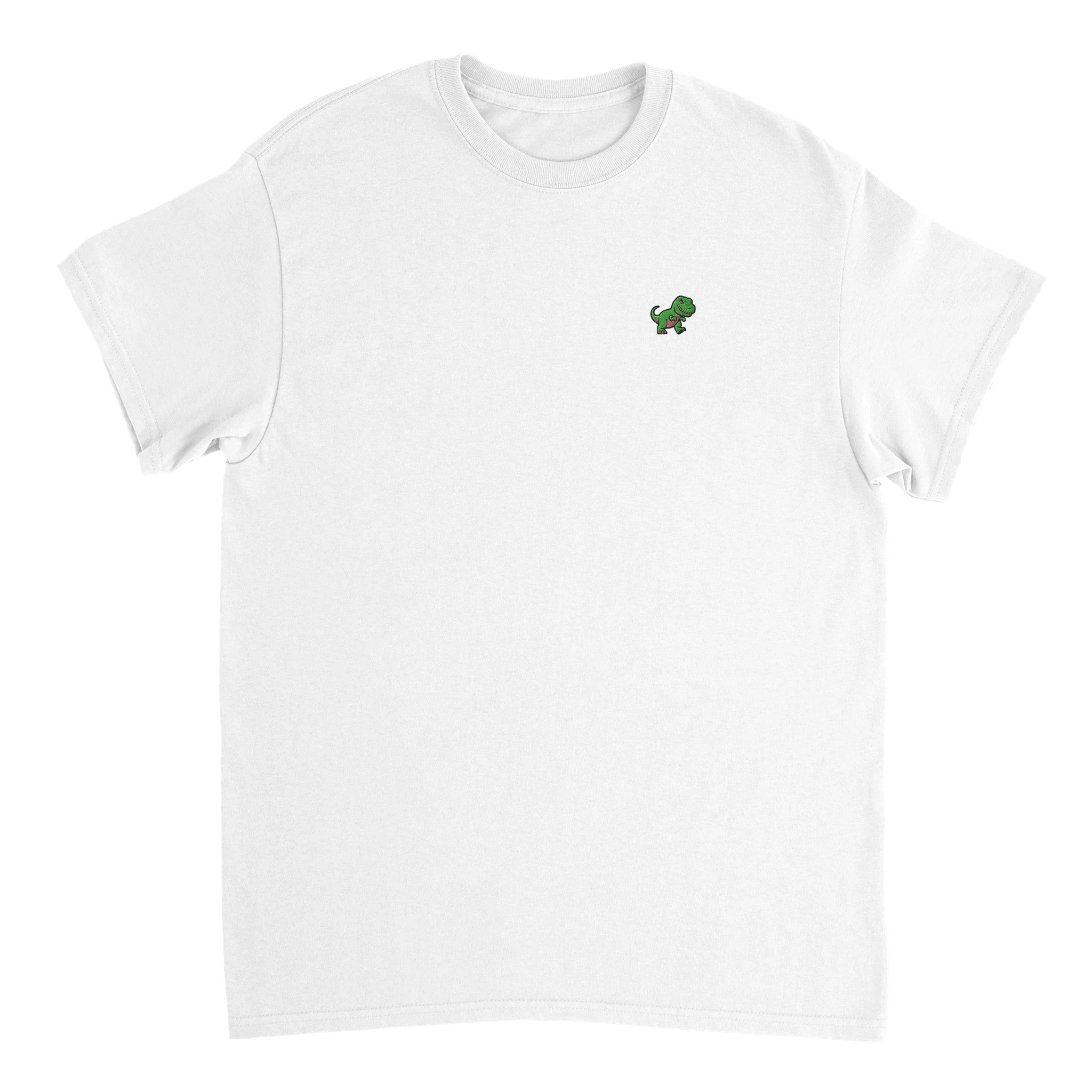 T-Rex Embroidery T-Shirt - Heavyweight Unisex Patchicon Essential